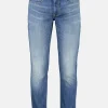 BAXTER 5-pocket denim in used look, RELAXED FIT, Comfort Stretch