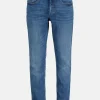 BAXTER 5-pocket denim, RELAXED FIT, effen kleur