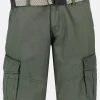 Cargo Bermuda, effen kleur
