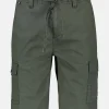 Cargo Bermuda, effen kleur