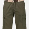 Cargobermudashort met riem
