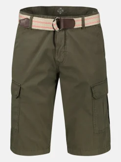 Cargobermudashort met riem