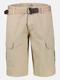 Cargobermudashort met riem