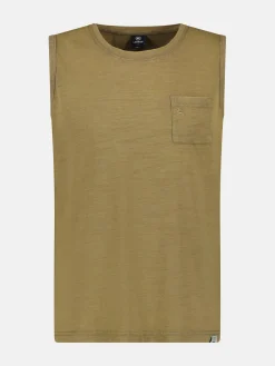 Comfortabele tanktop met borstzak