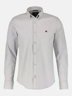 Effen oxford overhemd