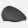 GATSBY platte pet. Pied-de-poule patroon