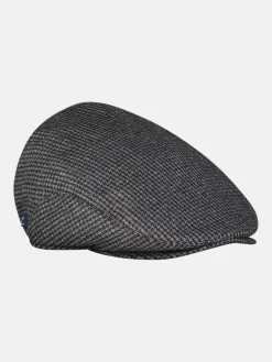 GATSBY platte pet. Pied-de-poule patroon