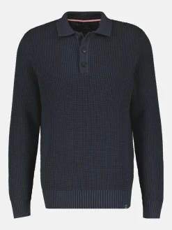 Gebreide polo met lange mouwen