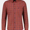 Geruit overhemd, blinde button-down kraag