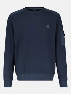 Gestructureerd sweatshirt met details