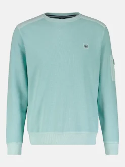 Gestructureerd sweatshirt met details