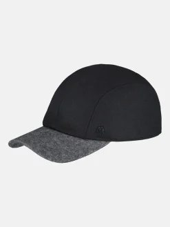 Gevoerde wollen baseballpet met oorflappen