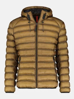 Gewatteerde blouson met capuchon