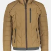 Gewatteerde herenblouson met functionaliteit