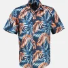 Hawaiiaans shirt, bloemenpatroon
