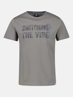 Heren T-shirt met borstprint