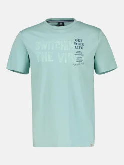 Heren T-shirt met borstprint