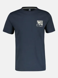 Heren T-shirt met kleine mottoprint