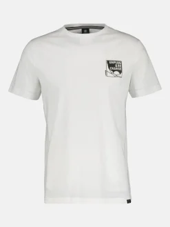 Heren T-shirt met kleine mottoprint