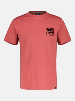 Heren T-shirt met kleine mottoprint
