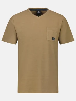 Heren T-shirt met V-hals