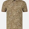 Herenpoloshirt, bloemenprint