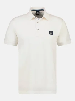 Herenpoloshirt met stretchgehalte, effen kleur