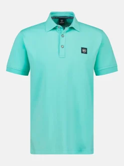 Herenpoloshirt met stretchgehalte, effen kleur