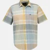 Herenshirt met korte mouwen en grote ruit