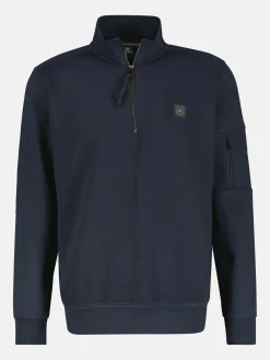 Herensweatshirt met troyerkraag