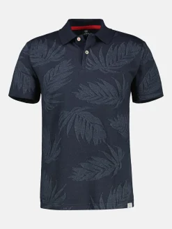 Jacquard poloshirt voor heren