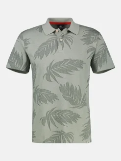 Jacquard poloshirt voor heren