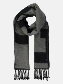 Jacquard-sjaal met logo