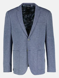 Jerseyblazer met print op de binnenvoering