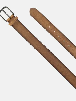 Leren riem, gearceerde look