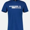 Logo-T-shirt, effen kleur