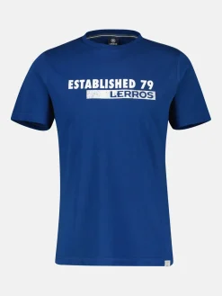 Logo-T-shirt, effen kleur