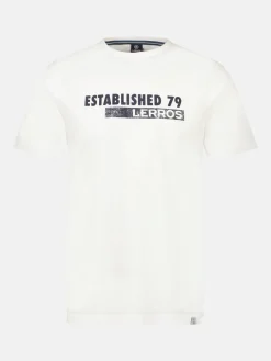 Logo-T-shirt, effen kleur
