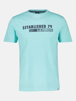 Logo-T-shirt, effen kleur