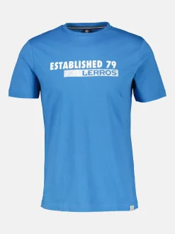 Logo-T-shirt, effen kleur