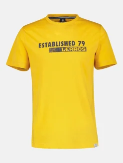 Logo-T-shirt, effen kleur