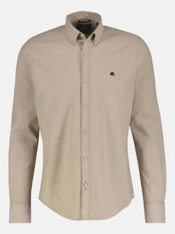 Oxford overhemd met stretch en button-down kraag