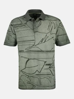 Poloshirt *Bloemenlijnen*