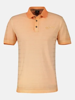 Poloshirt, gestreept in gestructureerde kwaliteit