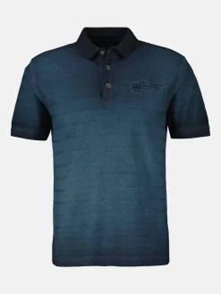 Poloshirt, gestreept in gestructureerde kwaliteit