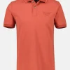 Poloshirt in gemêleerde look