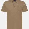 Poloshirt in zachte, gewassen jersey kwaliteit