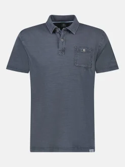 Poloshirt in zachte, gewassen jersey kwaliteit