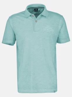 Poloshirt met borstprint