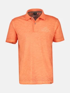 Poloshirt met borstprint